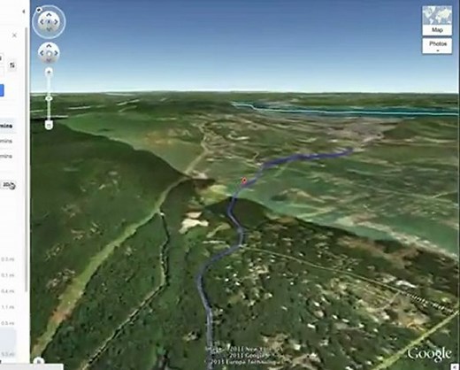 Google Maps 3D Helicopter View