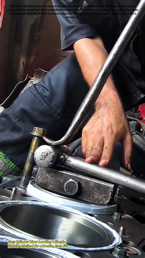 Easy Cylinder Liner Leveling | Simple Tapping Method for a Precise, Even Fit