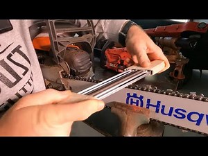 How to sharpen a chainsaw...easy, fast and effective!