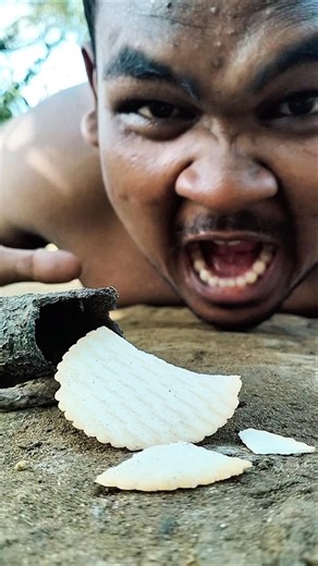 A funny and unique way to get that centipede to go back where it came from #millipede #shortvideo