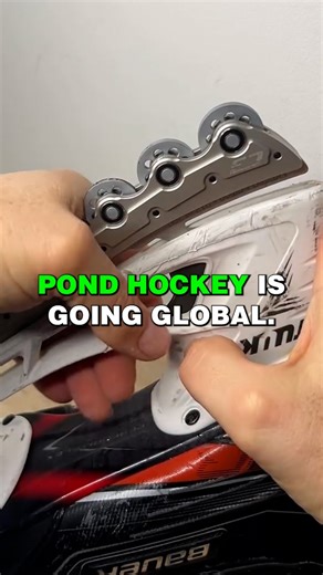 Pond Hockey, Reinvented 🏒🔥 Sharkblades. Built for synthetic surfaces. No ice. No limits. Get yours on our website. 🌍 Let’s grow the game together! 💚🏒 #greenhockey #oceanice #sharkblades #hockeytraining #futureofhockey sustainablehockey yearroundtraining swissmade letsgrowthegame | Green Hockey