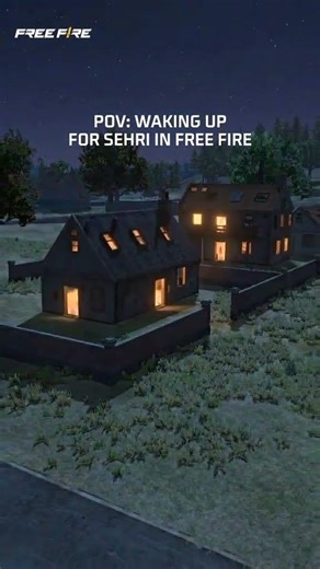 Roshniyan, duaen, aur Sehri 😇💝 Free Fire wakes up with Pakistan #frefire #gaming