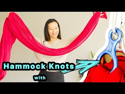 Tie Aerial Silks as a Hammock with Figure 8 | aerial practice