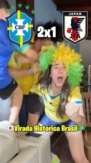 HISTORIC COMEBACK BRAZIL 2-1 JAPAN 🇧🇷🇯🇵 REACTION TO THE GOALS!!!