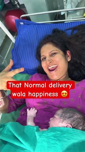 Normal delivery 😍 #pregnancycare