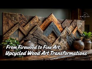 From Firewood to Fine Art: Mind-Blowing Upcycled Wood Art Transformations