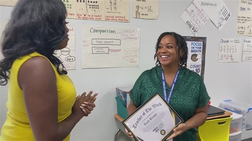 Teacher of the Week: Mrs. Brown at River City Science Academy loves when students 'meet their goals'