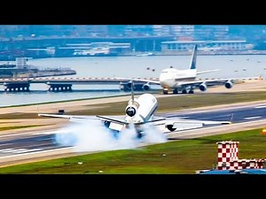 Plane Lands Way off the Centerline