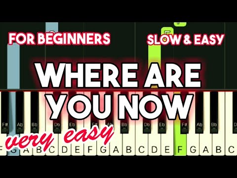 NAZARETH - WHERE ARE YOU NOW | SLOW & EASY PIANO TUTORIAL