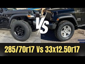Switching From 285/70r17 To 33x12.50r17