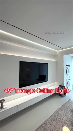 45° Triangle Ceiling Light #lamp #light #led #lightingdecor #homedecor