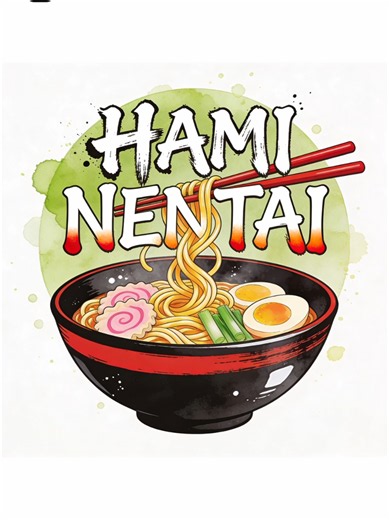 noodle restaurant logo, HAMI NENTAI | bradar please make a logo for my company