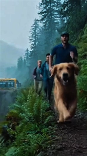 Golden Retriever Save a Bus with passenger #dog #goldenretriever #rescue #animals
