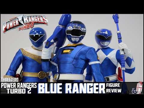 Mountain Blaster Turbo Power...Threezero Power Rangers Turbo Blue Ranger Review
