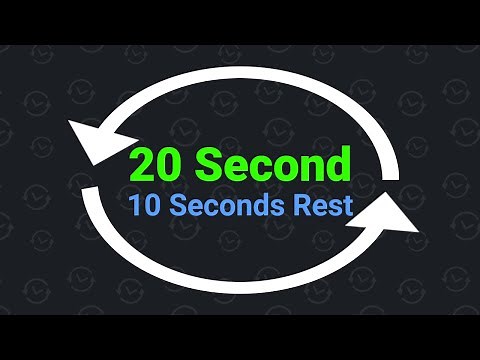 20 Second Interval Timer with 10 Seconds Rest
