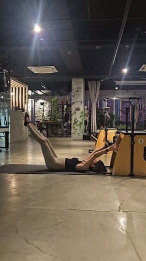 Slow steady moves on the stability chair #pilates