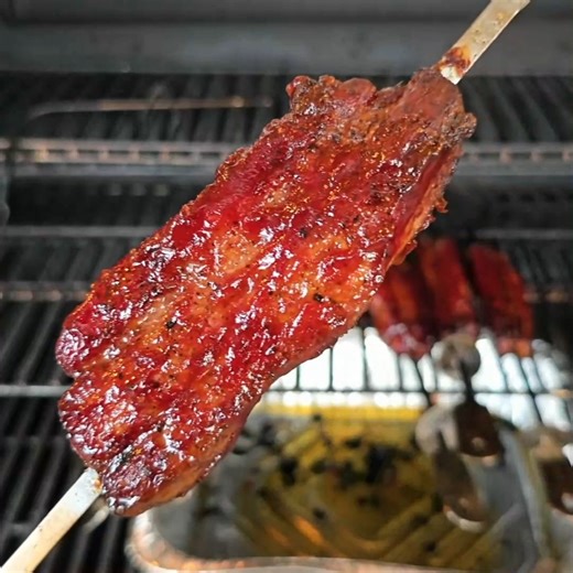 You have to try these Pork Belly Lollipops aka "Bacon on a stick" #bacon #porkbelly #facebookpost #foodie 😀😀😀😀 | The Gallery Backyard BBQ