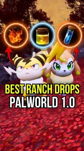 10 Best Ranch Pals & Their Drops in Palworld 1.0 #palworld #palworldguide #gaming