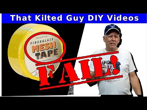 ❌ Drywall Mesh Tape FAILURE! ❌ This REALLY happened to me, a 30 YR Pro. Find out why