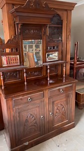 What's your verdict? 🙌 My client wished to revamp this piece passed down from her father, which had been collecting dust in the garage. 🌿Considering her light-coloured furniture collection, this dark piece stood out in a way she didn't prefer. 👀We opted to lighten it and give it an aged appearance through distressing, per her request.While it may not appeal to everyone and some might argue I've altered an antique, it ultimately comes down to my client's preference 😜So, what's your take? Love