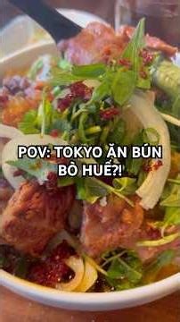 Không tin nổi Bún Bò Huế này ở Tokyo lại đông thế!
