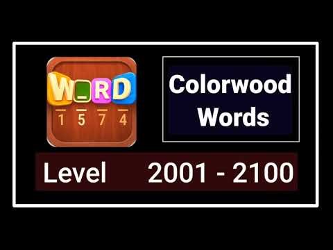 Colorwood Words All Levels 2001 - 2100 Answers Walkthrough