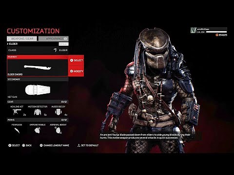 #Predator: Hunting Grounds | #Elder Predator Build & Golden Armor Showcase