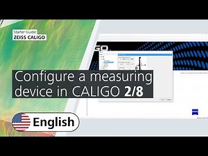 Configure a measuring device (HAMBOT / CALENO) in CALIGO (2/8)