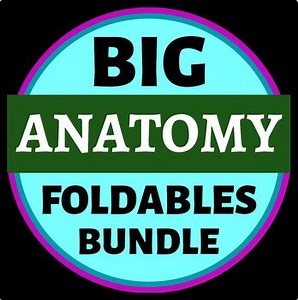 Anatomy Big Foldables Bundle for Interactive Notebooks or Binders
