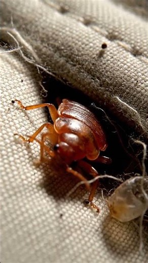 What's Hiding in Your Bed? 🛌 Bed Bug! #shorts #bug #creepy| Insect World