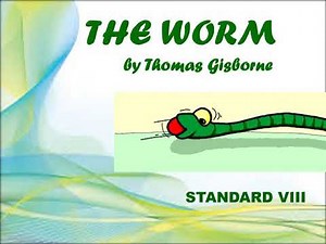 THE WORM || POEM || STANDARD 8 ||