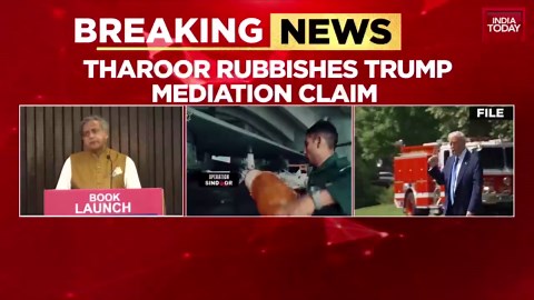 Shashi Tharoor rubbished claim by US on India-Pak truce during Op Sindoor
