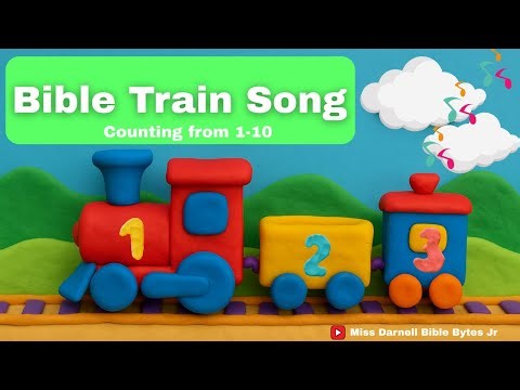 Bible Train Song 🚂 | Christian Counting 1–10 for Toddlers & Preschoolers