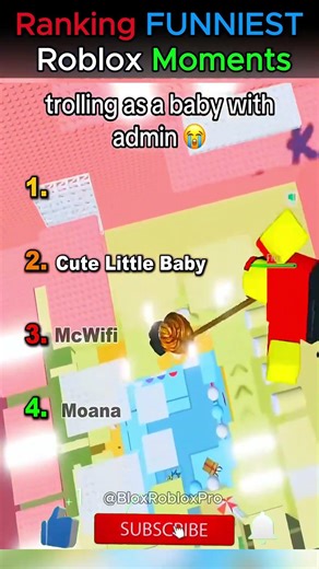 Ranking FUNNIEST Roblox Moments 😂 #roblox #shorts #viral