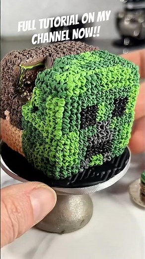 Mini Steve & Creeper Cake 🍰 | Minecraft Miniatures