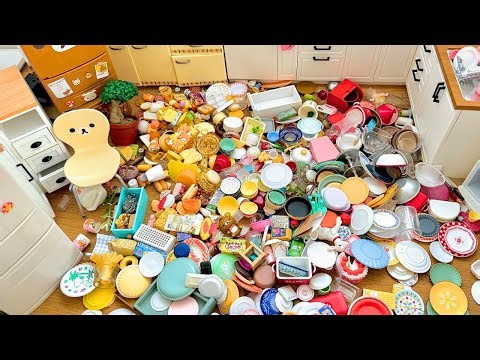 Mini kitchen set installation ✨ Re-ment Collection ✨ ASMR ✨