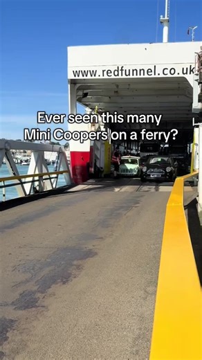 254K views · 2K reactions | MINI MADNESS  Watch out for these iconic British cars making their way to the Isle of Wight this weekend!  #minicooper #isleofwight #carspotting #redfunnel #ferry | Red Funnel Isle of Wight Ferry | Facebook