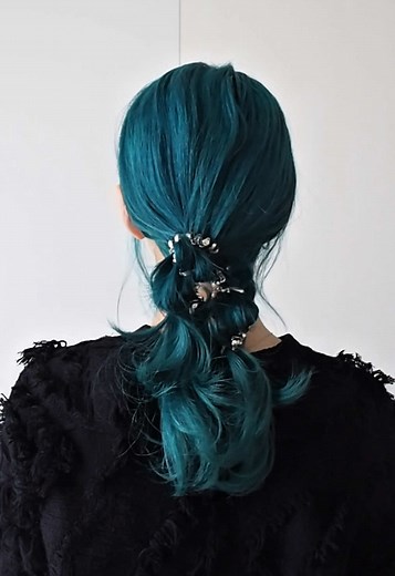 スプリングヘアゴムの可愛い使い方 #ヘアアレンジ #簡単ヘアアレンジ #セルフヘアアレンジ #easyhairstyles