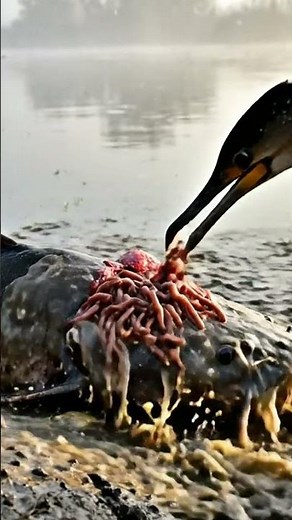 🪱 SHOCKING Alien Parasite: Creature EXPOSED on Catfish Head! #Parasite #RiverMonster #Unbelievable