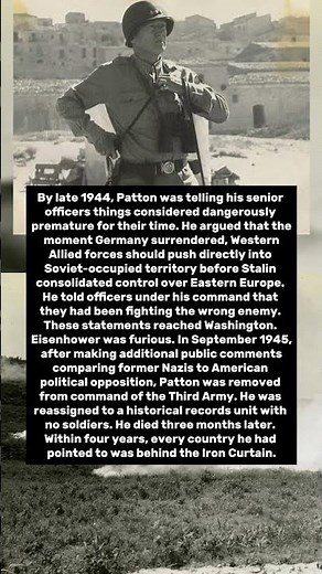 Patton Told His Staff The Soviet Union Was America's Next Enemy — WW2 Was Still Ongoing