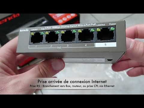 Switch PoE Tenda TEF1105P-4-63W