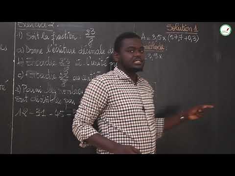 Exercices - Sixième - Mathématiques : Série d'exercices : Activités Numériques / M. Guéye