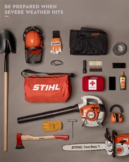 Want to weather the storm? STIHL has the tools to help you prepare. | Jerry's Small Engine Supply Co
