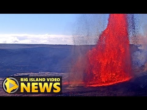 Lava Erupts In Kīlauea Episode 40, Alert Message Issued For Gas Plume (Jan. 12, 2026)