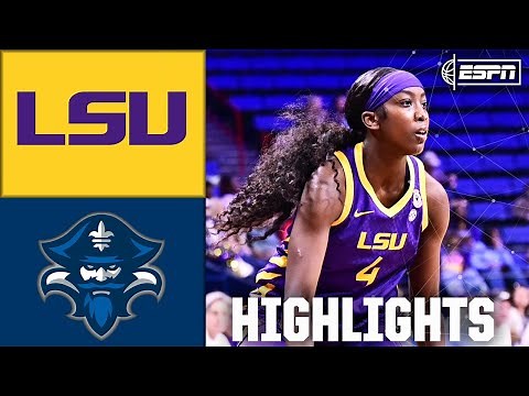 DOMINATION 😤 LSU Tigers vs. New Orleans Privateers | Full Game Highlights | ESPN College Basketball