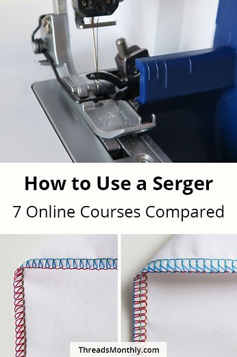 How to Use a Serger / Overlocker: 7 Online Courses Compared