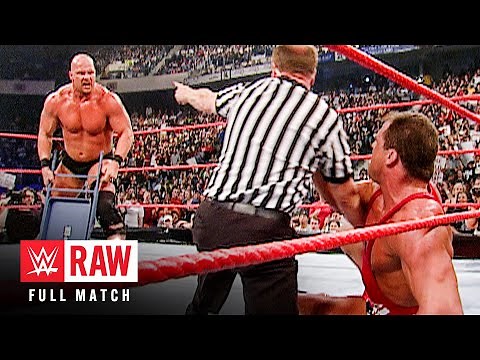 FULL MATCH — "Stone Cold" Steve Austin vs. Kurt Angle: Raw, Jan. 28, 2002