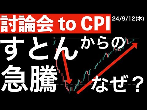 【テレビ討論会 to CPI】すとんと急落から始まり、急騰に転じた理由！