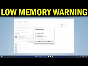 How To Fix Adobe After Effects Low Memory Warning