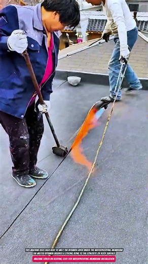 Machine Torch On Roofing Tool for Waterproofing Membrane Installation